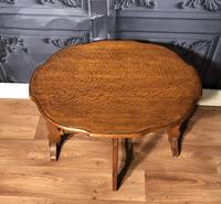 Folding Oak Occasional Table (3 of 6) Folding Oak Occasional Table (3 of 6)