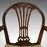 Pair of Antique Hepplewhite Revival Carvers, Mahogany, Armchair, Victorian (3 of 12) Pair of Antique Hepplewhite Revival Carvers, Mahogany, Armchair, Victorian (3 of 12)
