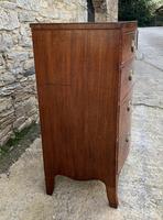 Regency Flame Mahogany Bow Front Chest of Drawers (5 of 17) Regency Flame Mahogany Bow Front Chest of Drawers (5 of 17)