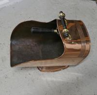 Superb Large Arts & Crafts Copper Helmet Coal Scuttle (3 of 7) Superb Large Arts & Crafts Copper Helmet Coal Scuttle (3 of 7)