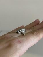 Art Nouveau 18ct White Gold Diamond Ring .88ct (7 of 8) Art Nouveau 18ct White Gold Diamond Ring .88ct (7 of 8)