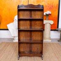 Carved Oak Open Bookcase Bookshelves (8 of 8) Carved Oak Open Bookcase Bookshelves (8 of 8)