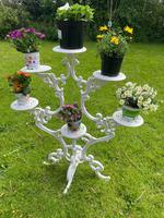 Victorian 19th Century Garden Cast Iron Painted White 6 Branch Plant Stand (6 of 47) Victorian 19th Century Garden Cast Iron Painted White 6 Branch Plant Stand (6 of 47)