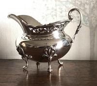 Unusual Scottish Pierced Silver Milk Jug c.1900 (2 of 5) Unusual Scottish Pierced Silver Milk Jug c.1900 (2 of 5)