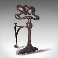 Pair of Antique Andirons, French, Iron, Fire Dogs, Tool Rest, Art Nouveau, 1900 (7 of 12) Pair of Antique Andirons, French, Iron, Fire Dogs, Tool Rest, Art Nouveau, 1900 (7 of 12)