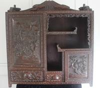 Antique Japanese Carved Wood Tabletop Cabinet c.1900 (2 of 15) Antique Japanese Carved Wood Tabletop Cabinet c.1900 (2 of 15)