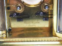 Fine French Repeat Carriage Clock with Foliate Carved Decoration By Charles Frodsham London (10 of 12) Fine French Repeat Carriage Clock with Foliate Carved Decoration By Charles Frodsham London (10 of 12)