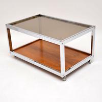 1970’s Vintage Rosewood & Chrome Coffee Table by Howard Miller Associates (3 of 8) 1970’s Vintage Rosewood & Chrome Coffee Table by Howard Miller Associates (3 of 8)