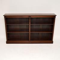 Antique Victorian Mahogany Open Bookcase (5 of 9) Antique Victorian Mahogany Open Bookcase (5 of 9)