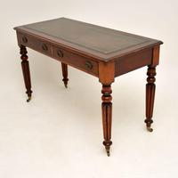 Antique William IV Mahogany Leather Top Writing Table / Desk (6 of 9) Antique William IV Mahogany Leather Top Writing Table / Desk (6 of 9)