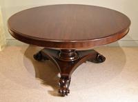 William IV Large Circular Breakfast / Dining Table (3 of 8) William IV Large Circular Breakfast / Dining Table (3 of 8)