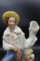 Late 19th Century Staffordshire Flatback Entitled "Peace" (4 of 6) Late 19th Century Staffordshire Flatback Entitled "Peace" (4 of 6)