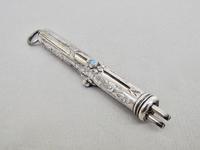 Unusual Victorian Silver Triple Lead Propelling Pencil by William Vale & Sons (3 of 6) Unusual Victorian Silver Triple Lead Propelling Pencil by William Vale & Sons (3 of 6)