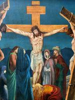 Superb 19th Century Old Master Biblical Christ Oil Portrait Painting - Gothic Oak Frame (4 of 17) Superb 19th Century Old Master Biblical Christ Oil Portrait Painting - Gothic Oak Frame (4 of 17)