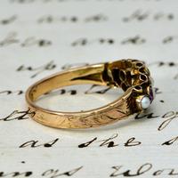 The Antique Victorian 1897 Pink Tourmaline & Seed Pearl Ring (4 of 4) The Antique Victorian 1897 Pink Tourmaline & Seed Pearl Ring (4 of 4)