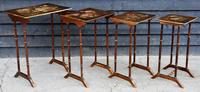 Beautiful Victorian Hand Painted Quartetto of Tables / Nest of Tables c.1900 (4 of 8) Beautiful Victorian Hand Painted Quartetto of Tables / Nest of Tables c.1900 (4 of 8)