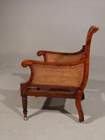 Very Fine Set of 4 Regency Period Mahogany Bergère Chairs (5 of 6) Very Fine Set of 4 Regency Period Mahogany Bergère Chairs (5 of 6)
