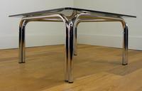 Pieff Kadia Chrome & Smoked Glass Side / Coffee Table (5 of 11) Pieff Kadia Chrome & Smoked Glass Side / Coffee Table (5 of 11)