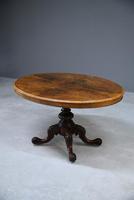 Antique Victorian Burr Walnut Tilt Top Table (7 of 12) Antique Victorian Burr Walnut Tilt Top Table (7 of 12)