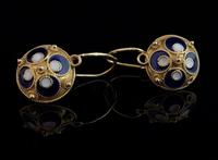 Vintage Russian enamel earrings, silver gilt (6 of 8) Vintage Russian enamel earrings, silver gilt (6 of 8)