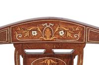 Set of 4 Edwardian Rosewood Inlaid Dining Chairs (3 of 7) Set of 4 Edwardian Rosewood Inlaid Dining Chairs (3 of 7)