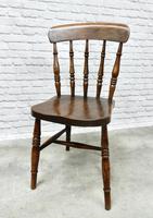 Set of 4 Antique Spindleback Windsor Kitchen Chairs (5 of 5) Set of 4 Antique Spindleback Windsor Kitchen Chairs (5 of 5)