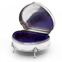 Antique Walker & Hall Shaped Silver Jewellery Box (5 of 6) Antique Walker & Hall Shaped Silver Jewellery Box (5 of 6)