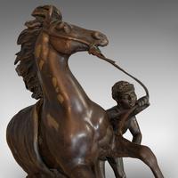 Antique, Pair, Marly Horses, French, Bronze, Equestrian, Statue, After Coustou (5 of 12) Antique, Pair, Marly Horses, French, Bronze, Equestrian, Statue, After Coustou (5 of 12)