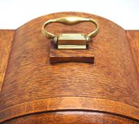 Rare Antique Oak Mantel Clock 8 Day Striking Bracket Clock (9 of 14) Rare Antique Oak Mantel Clock 8 Day Striking Bracket Clock (9 of 14)