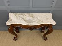 Victorian Mahogany Marble Topped Console Table (7 of 11) Victorian Mahogany Marble Topped Console Table (7 of 11)