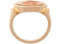Banded Agate & 14ct Yellow Gold Intaglio Ring - Antique c.1820 (6 of 9) Banded Agate & 14ct Yellow Gold Intaglio Ring - Antique c.1820 (6 of 9)