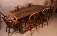 Set of 6 Kitchen Windsor Chairs Ash & Elm Thames Valley (21 of 21) Set of 6 Kitchen Windsor Chairs Ash & Elm Thames Valley (21 of 21)