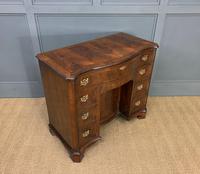 Burr Walnut Serpentine Fronted Knee Hole Desk (9 of 15) Burr Walnut Serpentine Fronted Knee Hole Desk (9 of 15)