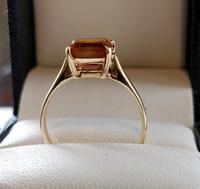 Vintage 9ct Gold Citrine Solitaire Ring Size Q (8 of 8) Vintage 9ct Gold Citrine Solitaire Ring Size Q (8 of 8)