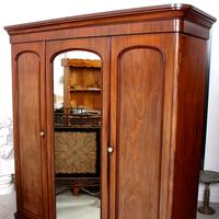 Wardrobe Triple Compactum Wardrobe Victorian Mahogany (4 of 12) Wardrobe Triple Compactum Wardrobe Victorian Mahogany (4 of 12)