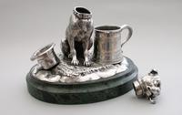 Victorian Novelty Silver Figural Terrier Dog Table Lighter, by James Barclay Hennell, London, 1881 (11 of 17) Victorian Novelty Silver Figural Terrier Dog Table Lighter, by James Barclay Hennell, London, 1881 (11 of 17)