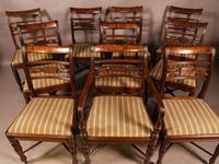 Rare Set of 10 Regency Period Mahogany Dining Chairs (4 of 17) Rare Set of 10 Regency Period Mahogany Dining Chairs (4 of 17)