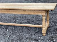 Large Bleached Oak Farmhouse Dining Table with Extensions & Storage (11 of 35) Large Bleached Oak Farmhouse Dining Table with Extensions & Storage (11 of 35)