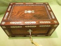Inlaid Rosewood Table Box / Jewellery Box c.1840 (5 of 12) Inlaid Rosewood Table Box / Jewellery Box c.1840 (5 of 12)