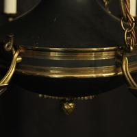 French Gilded Brass Empire 6 Light Antique Chandelier (2 of 10) French Gilded Brass Empire 6 Light Antique Chandelier (2 of 10)