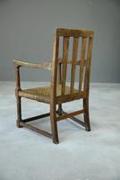 Arts & Crafts Oak & Rush Chair (6 of 8) Arts & Crafts Oak & Rush Chair (6 of 8)