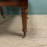 Large Stunning Victorian Figured Mahogany Antique Wind Out Dining Table (9 of 9) Large Stunning Victorian Figured Mahogany Antique Wind Out Dining Table (9 of 9)