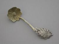 Victorian Cast Silver Naturalistic Salt Spoon by Yapp & Woodward, Birmingham, 1851 (3 of 8) Victorian Cast Silver Naturalistic Salt Spoon by Yapp & Woodward, Birmingham, 1851 (3 of 8)