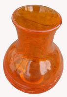 An Orange Strap Vase by James Powell & Sons (2 of 5) An Orange Strap Vase by James Powell & Sons (2 of 5)