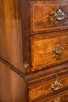 George II Veneered Walnut Chest on Chest Tallboy (8 of 11) George II Veneered Walnut Chest on Chest Tallboy (8 of 11)