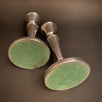 Pair of Silver Simple Round Pedestal Candlesticks (7 of 7) Pair of Silver Simple Round Pedestal Candlesticks (7 of 7)