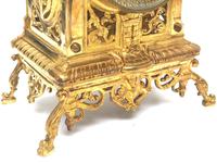 Amazing French Gothic Ormolu Mantel Clock Bronze 8 Day Striking Mantle Clock c.1870 (5 of 11) Amazing French Gothic Ormolu Mantel Clock Bronze 8 Day Striking Mantle Clock c.1870 (5 of 11)