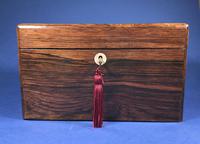 Victorian Single Lidded Rosewood Tea Caddy (9 of 13) Victorian Single Lidded Rosewood Tea Caddy (9 of 13)