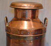 Large United Dairies Copper Milk Churn (6 of 7) Large United Dairies Copper Milk Churn (6 of 7)