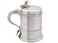 Britannia Standard Silver Quart Tankard - Antique Queen Anne 1704 (13 of 13) Britannia Standard Silver Quart Tankard - Antique Queen Anne 1704 (13 of 13)